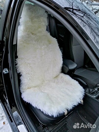 Меховые накидки на сиденья