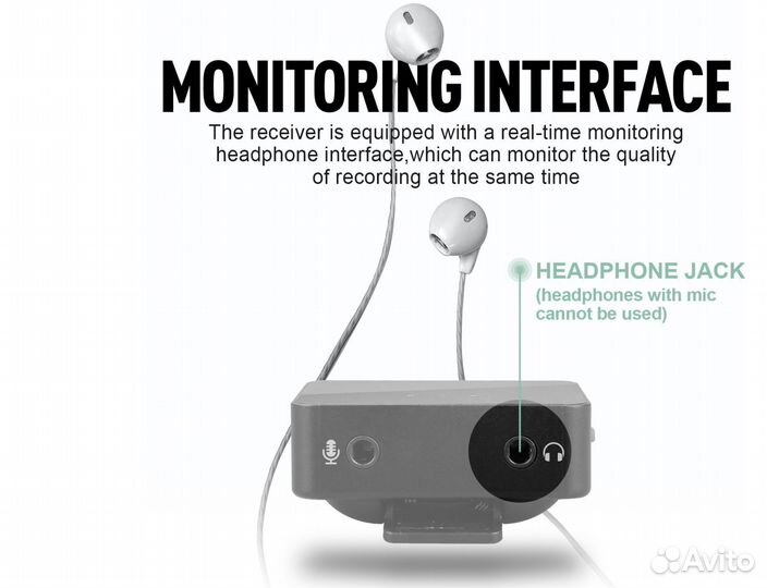 2 передатчика + приемник беспроводной UHF MGO