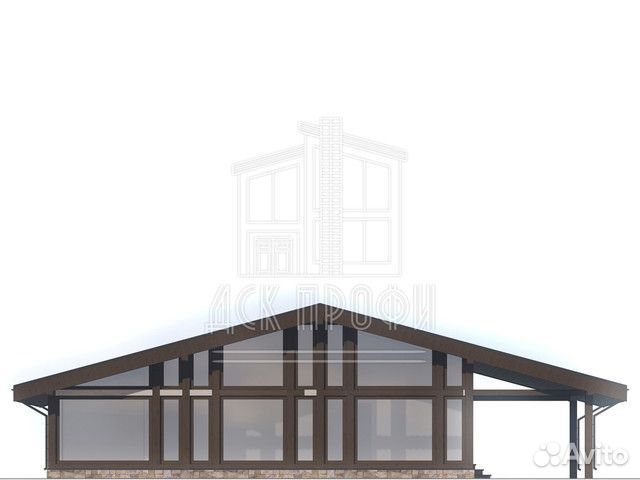 Каркасный дом под ключ Фахверк 101м2