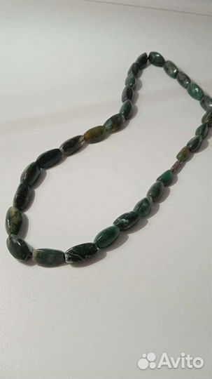 Бусы из нефрита 59 см