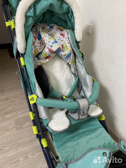 Санки коляска nika