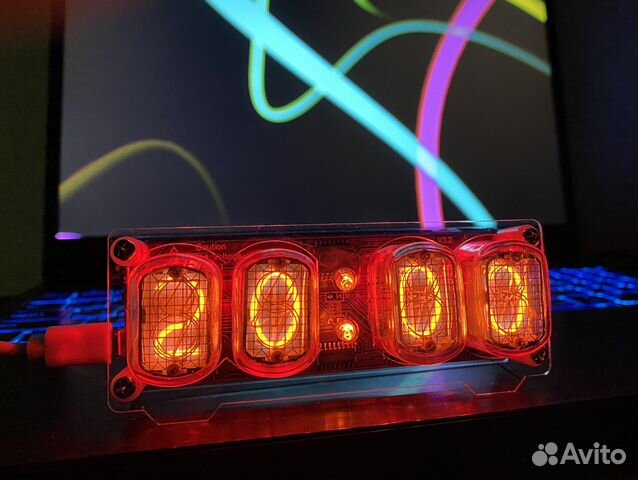 Часы на газоразрядных лампах ин-12, Nixie clock купить в Санкт ...