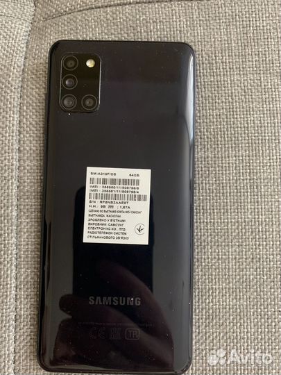 Телефон samsung galaxy a31