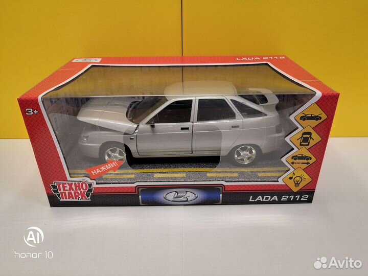 Ваз 2112 в масштабе 1/24 18.5 см Технопарк