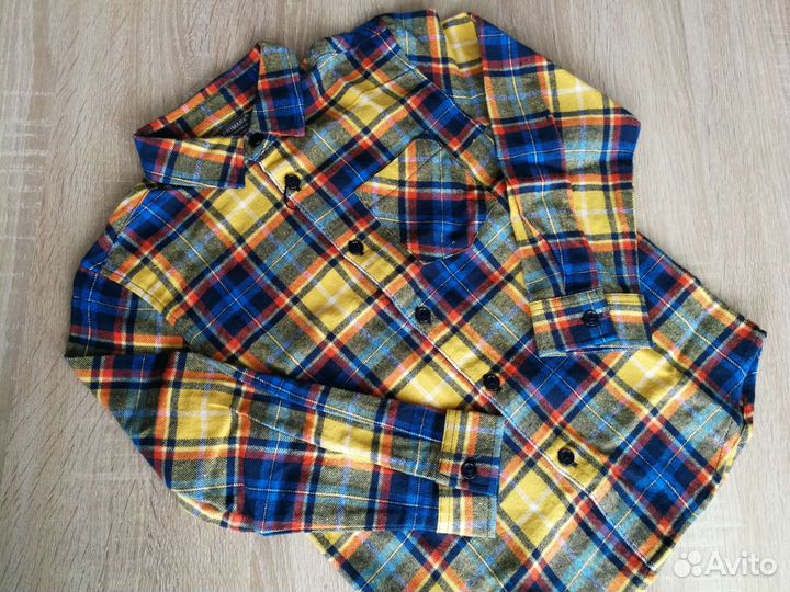 Рубашка фланелевая для мальчика новая
