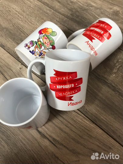 Печать на кружках (керамика), фото, логотипы