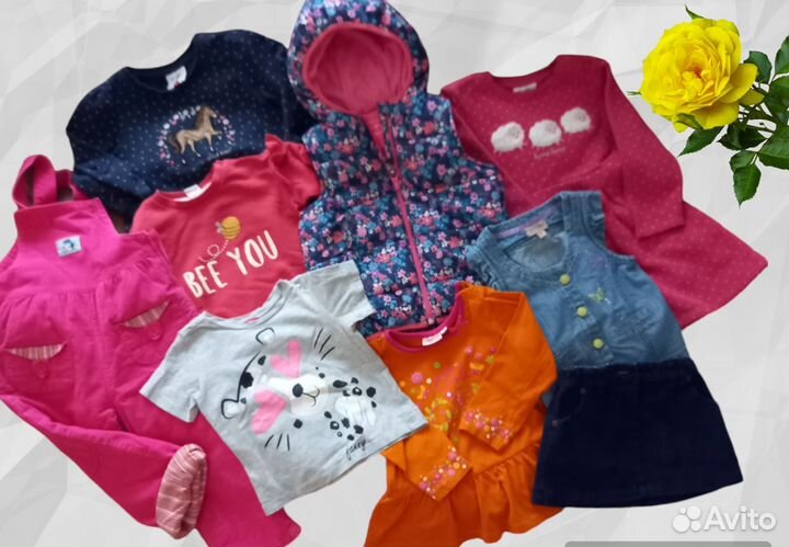 Вещи пакетом на девочку 92 98