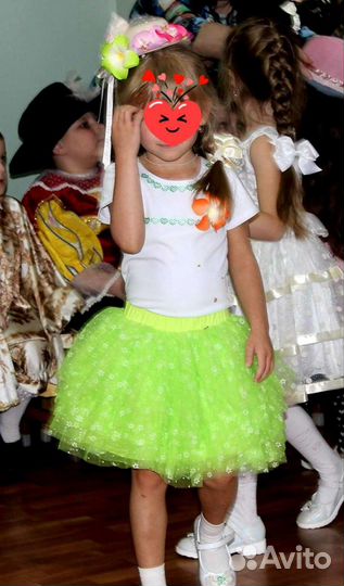 Нарядная юбочка для девочки 104-110