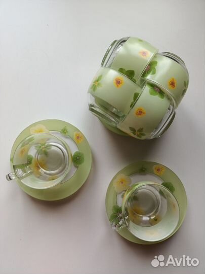 Чашки с блюдцами luminarc