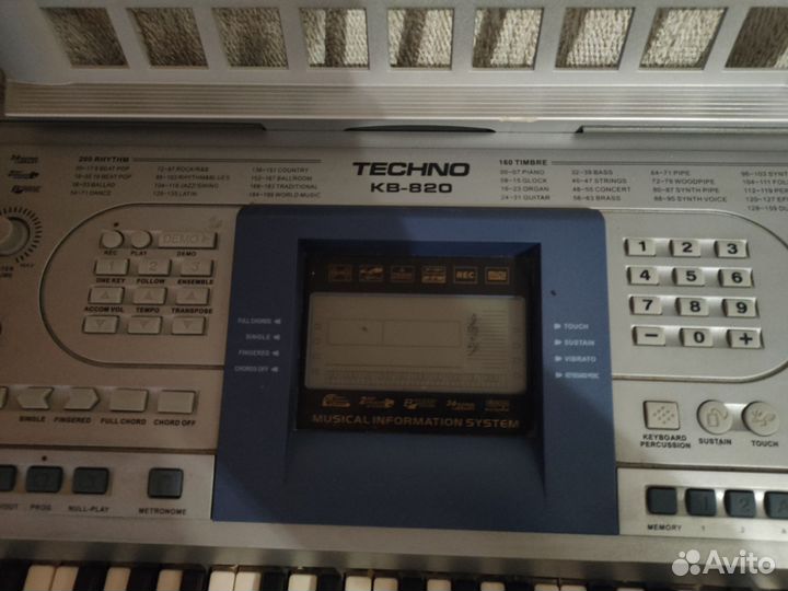 Цифровое пианино, Синтезатор, Techno KB- 820