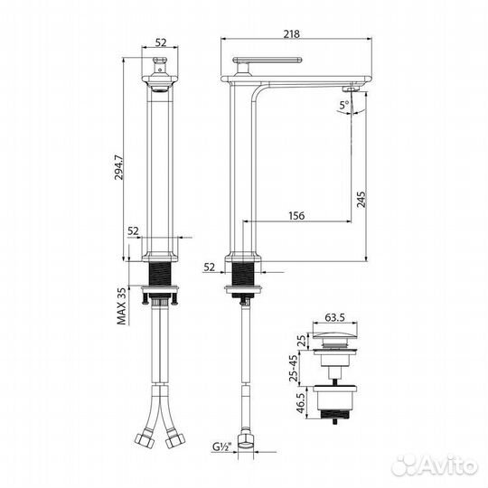 Смесители Lemark Mista LM64 белый золото