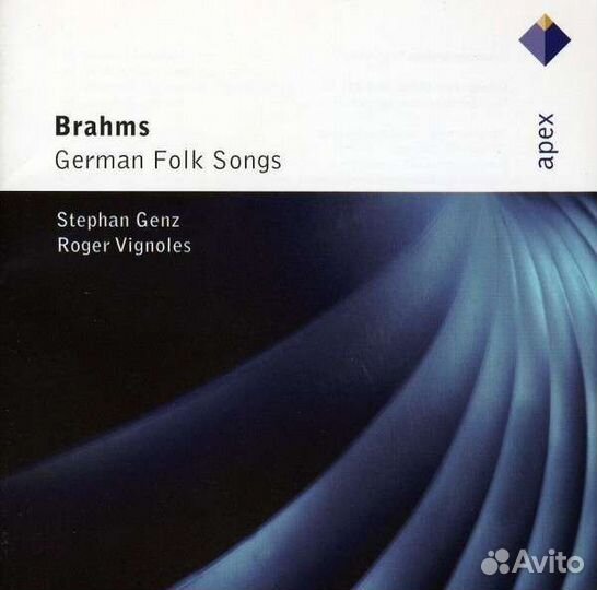 Brahms German Folk Songs. / Stephen Genz, Roger Vignoles (1 CD)