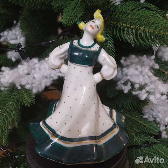 Фарфор ссср, плясунья, авторская статуэтка