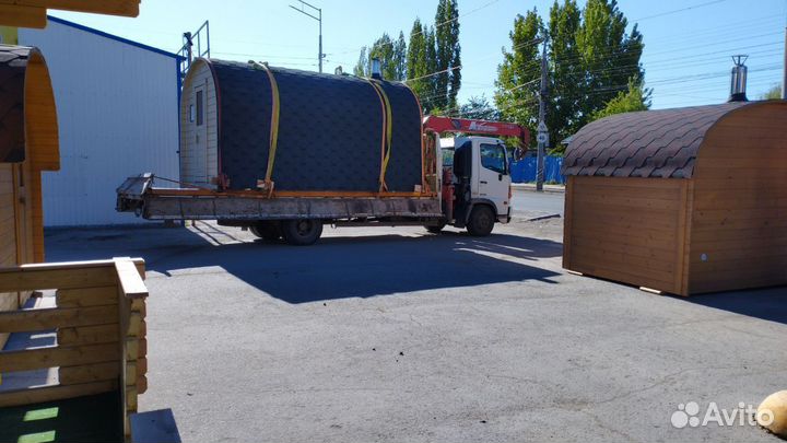 Готовые бани из бруса