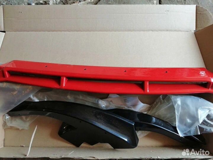 Нижняя губа сплиттер на лада приора