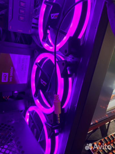 Кулеры rgb 6штук