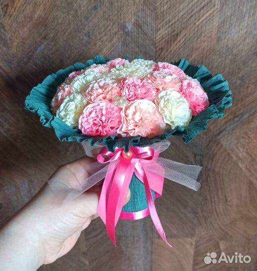 Свадебный букет (дублер) ручной работы