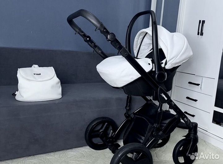 Коляска 3 в 1 Verdi Эко кожа отличное состояние