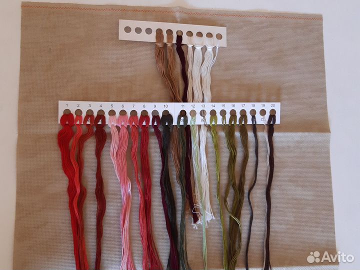 Набор для вышивания остатки Золотое Руно 