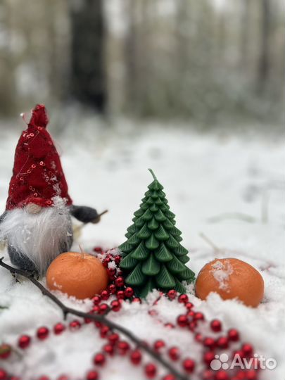 Набор новогодних свечей подарок