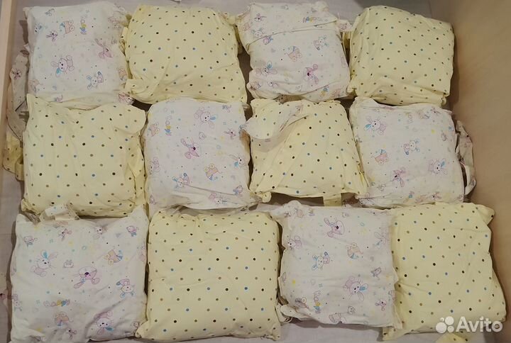 Бортики - подушки в кроватку