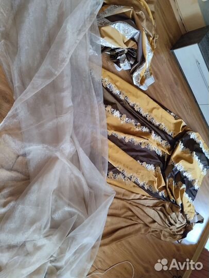 Комбинированные шторы+тюль