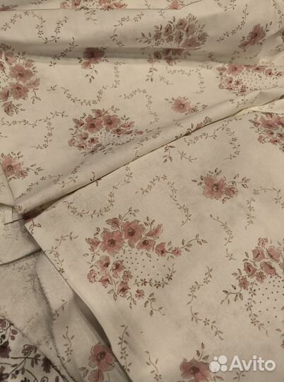 Отрез ткани ситец СССР 2 штуки, 6м.цена за все