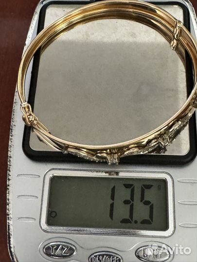 Золотой женский браслет СССР бу