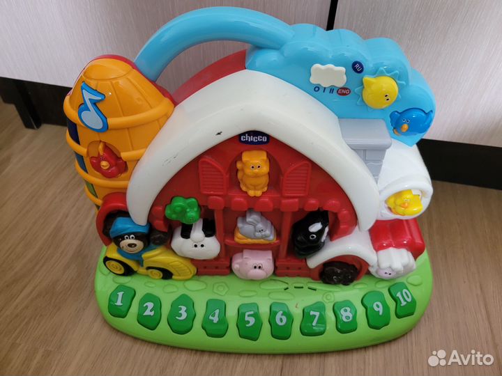 Игрушка Ферма chicco, планшет +книга