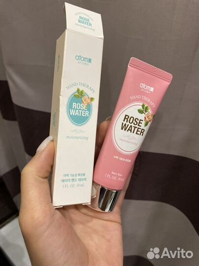 Atomy rose water крем для рук осолаживающий