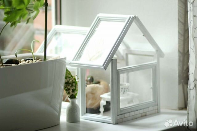 Декоративная деревянная тепличка для невысоких рас