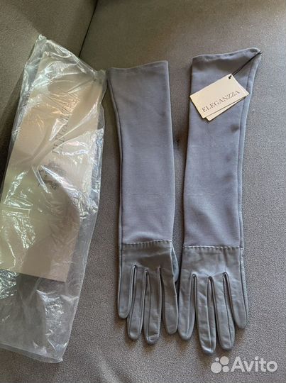 Перчатки кожанные ф. Eleganzza р.7 новые