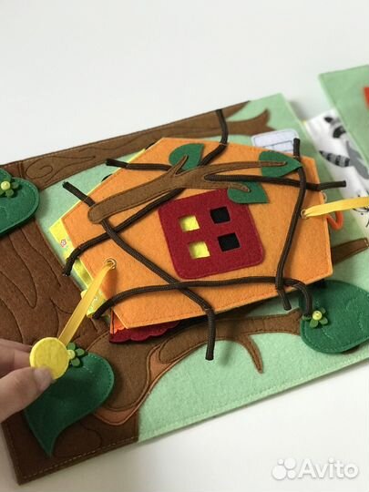 Развивающая книжка-малышка 2в1