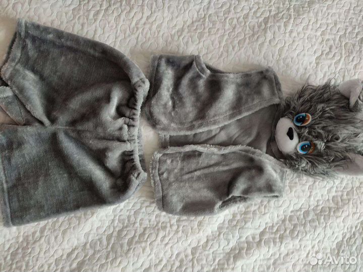 Новогодний костюм для мальчика(волчонок)