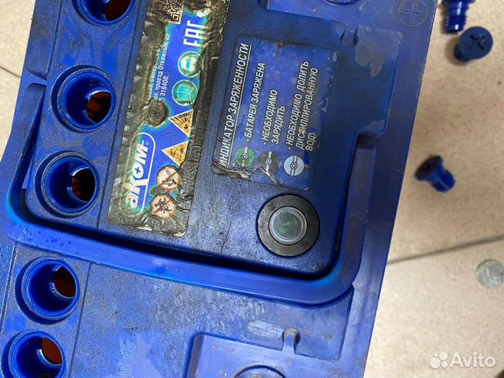 Аккумулятор бу заряженный обслуженный Склад