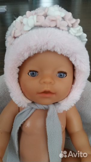 Зимняя шапочка на выписку ф. Marika, р-р 38-40