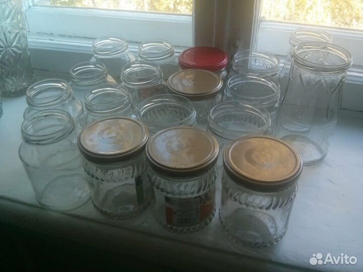 Банки стекло 0,2л,0,5л., 0,65л., 0,7л., 3 л.,5л