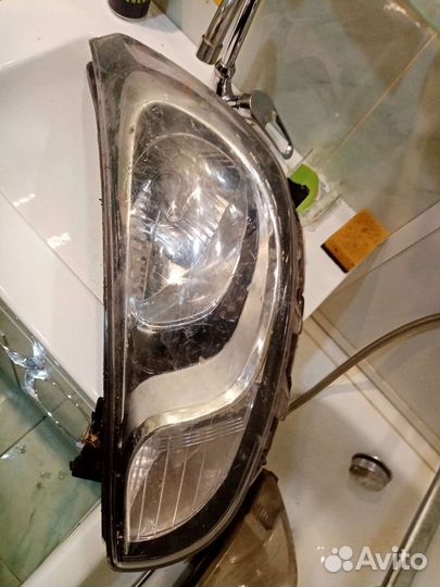 Фара левая solaris