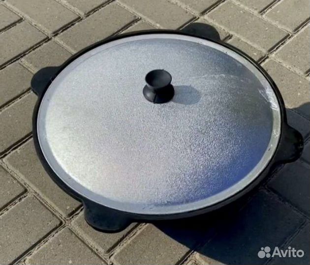 Чугунный казан настоящий толстотенный