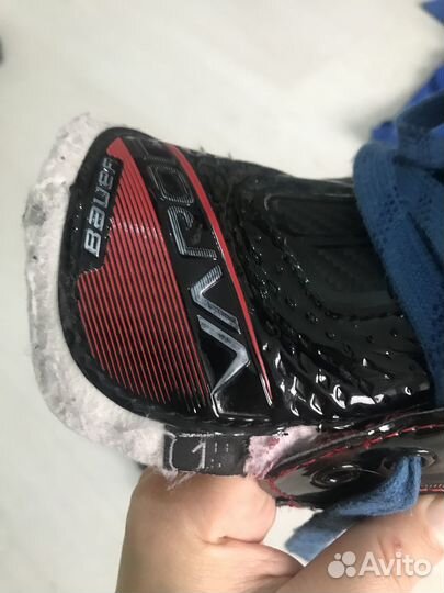Хоккейные коньки bauer vapor 2.7, 34 детские