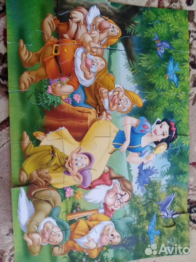 Пазлы детские мультфильмы