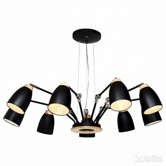 Подвесная люстра Loft it Watchman loft4402/9BL