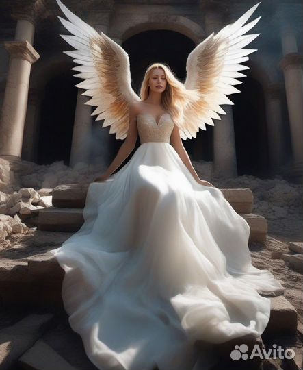 Крылья ангела белые