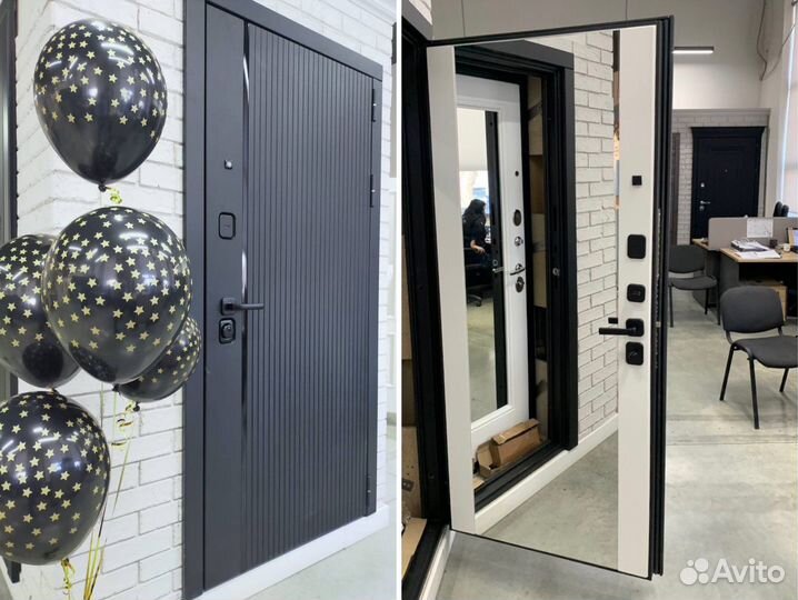 Входная дверь металлическая и мдф