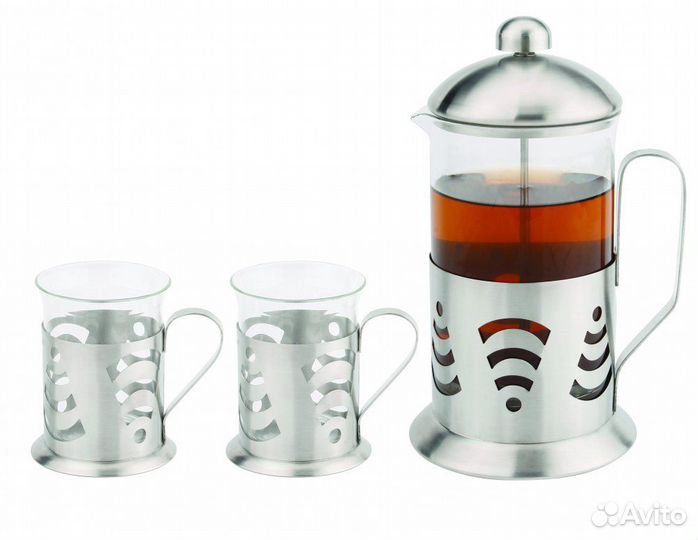 Gipfel новый заварочный чайник и кружки
