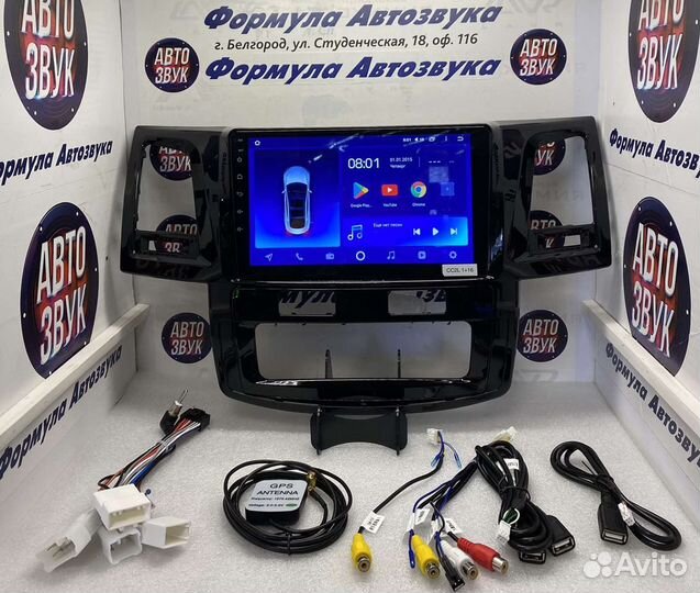 Штатная магнитола Toyota Fortuner 2008-2014 1-16