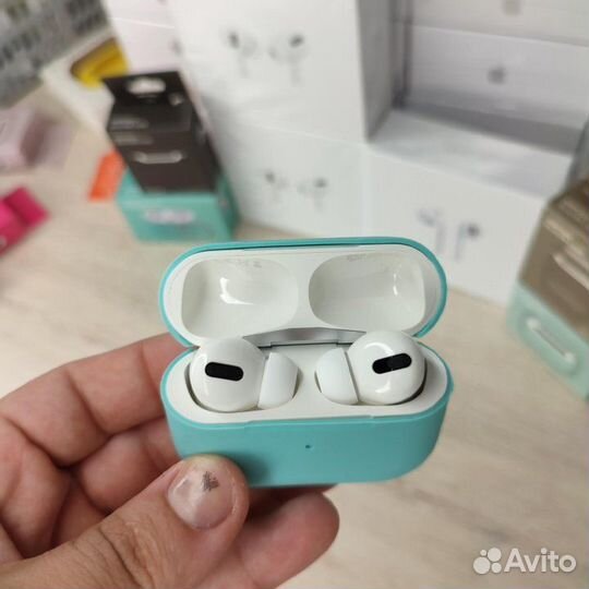 Беспроводные Наушники Air Pods Pro Эпл Молочные
