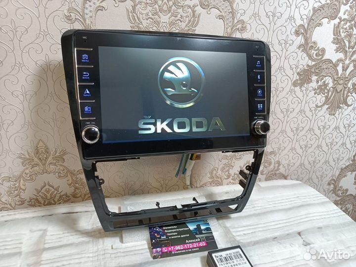 Магнитола Skoda Octavia A5 android новая