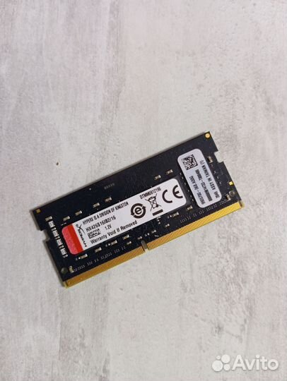 Оперативная память HyperX DDR4 16gb Kingston