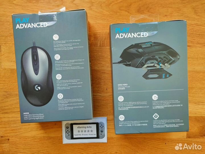 Игровая мышь Logitech MX518 / G502 Hero. Новая